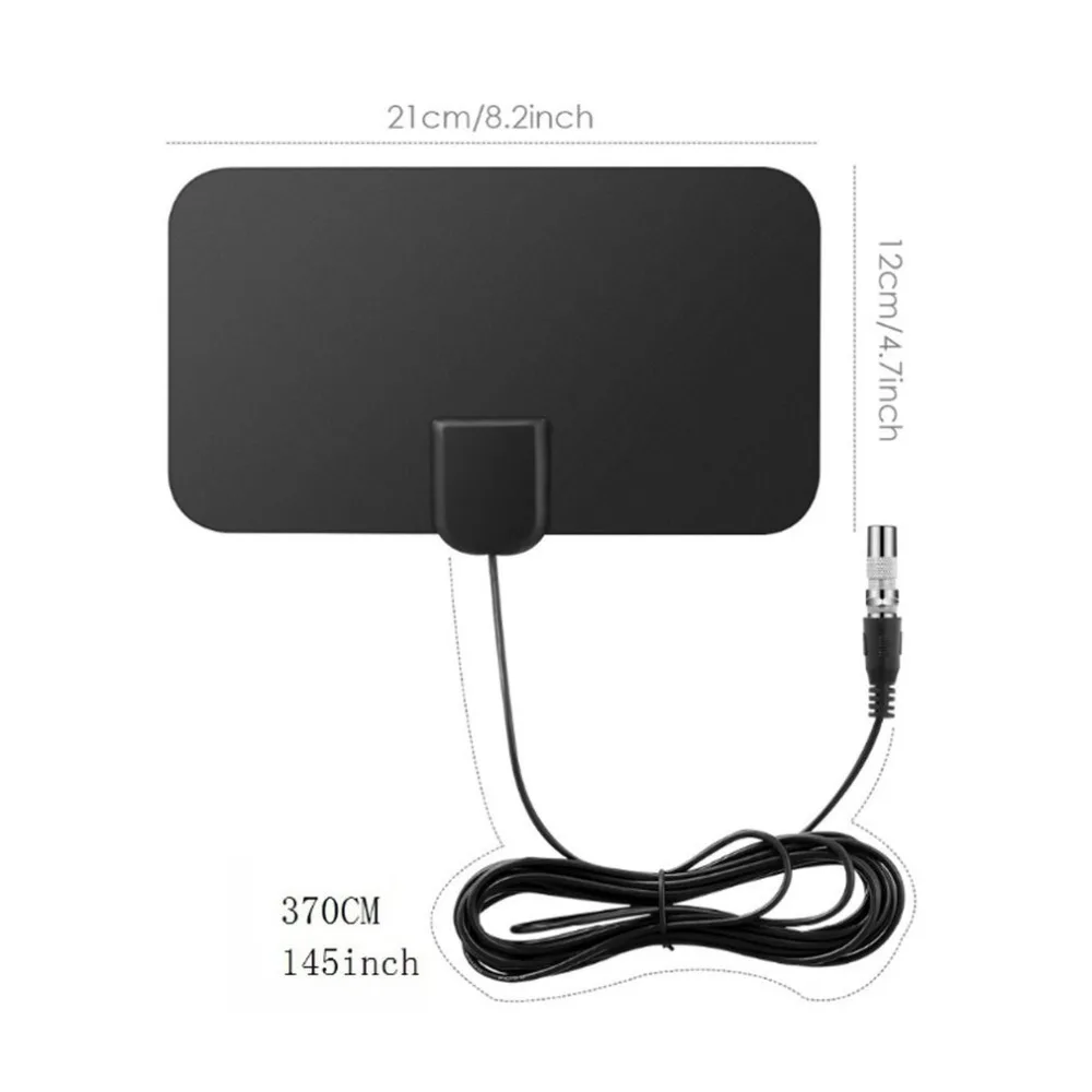 

TY13 HDTV Indoor TV Aerial Signal Receiver Amplifier Digital TV Aerial 50 Miles Range Mini DVB-T2 HDTV Aerial