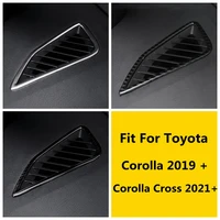 lhd rhd dashboard air condition ac vent frame cover trim for toyota corolla cross 2021 2022 corolla 2019 2022 car accessories