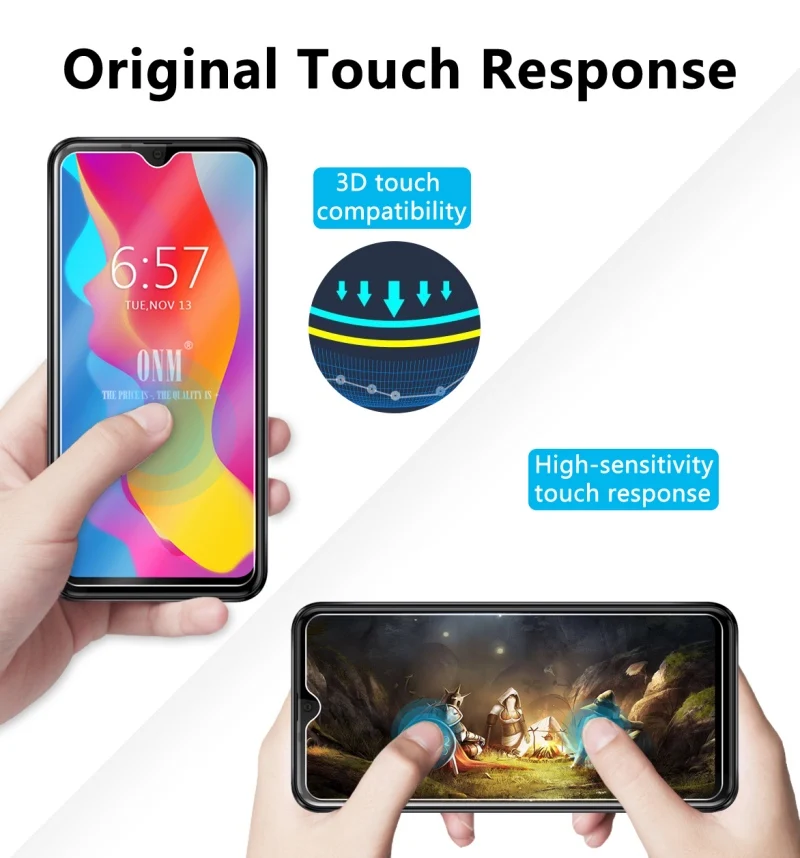 2 шт закаленное стекло для Ulefone s11/S10 Pro Защитное экрана 2.5D 9H S11 защитная пленка |
