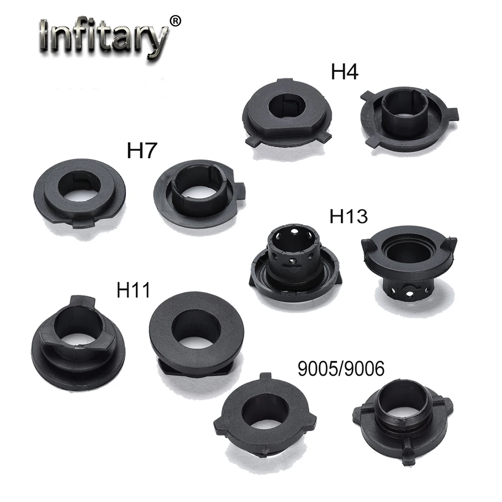 Infitary 2 шт. H7 светодиодный фар основание держателя переходника для Светодиодный H4
