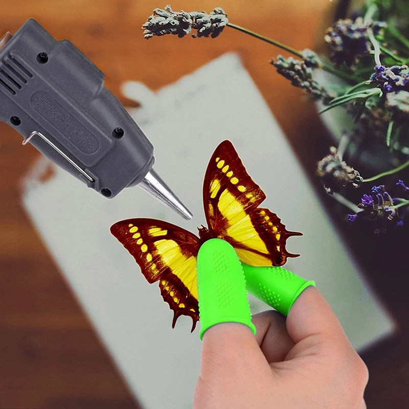 10 шт./партия силиконовые колпачки для клеевого пистолета |