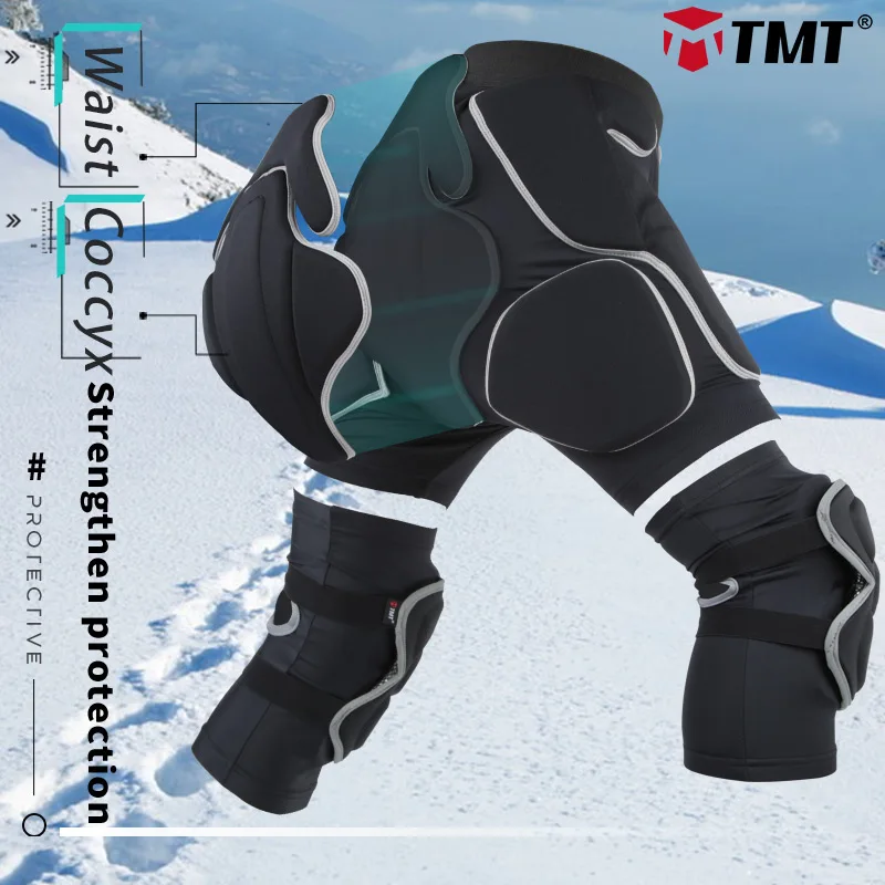 Защитная накладка TMT для сноуборда лыж 3D защита бедер от ударов лыжные шорты