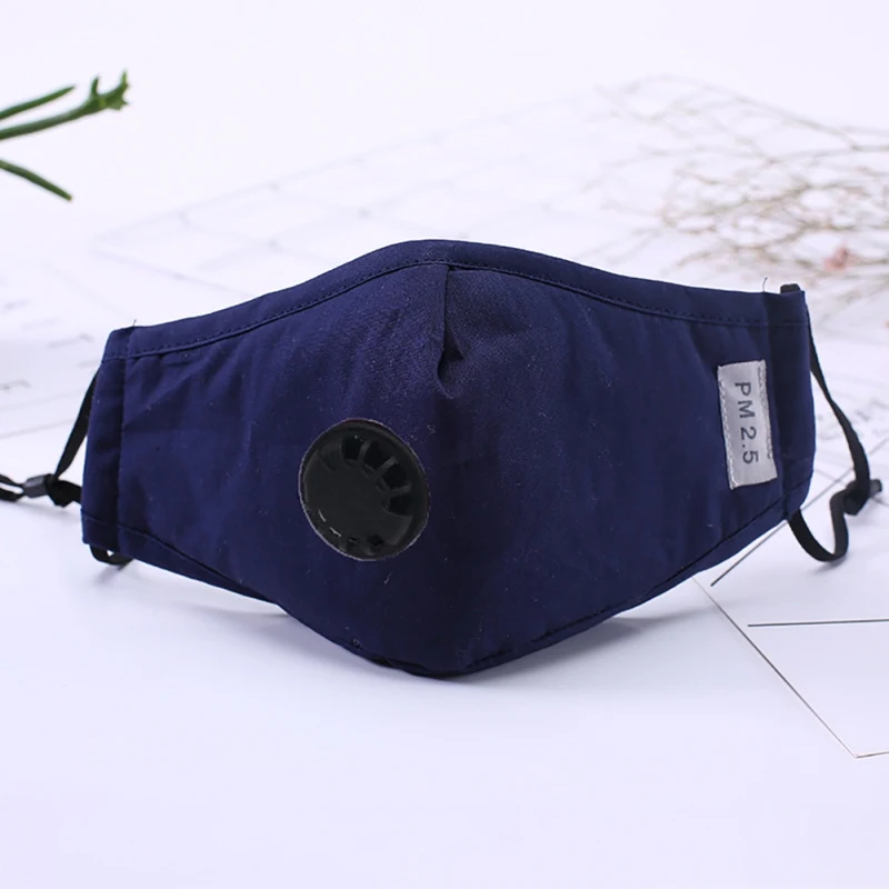 Новая хлопковая противодымчатая Пылезащитная маска с фильтром из