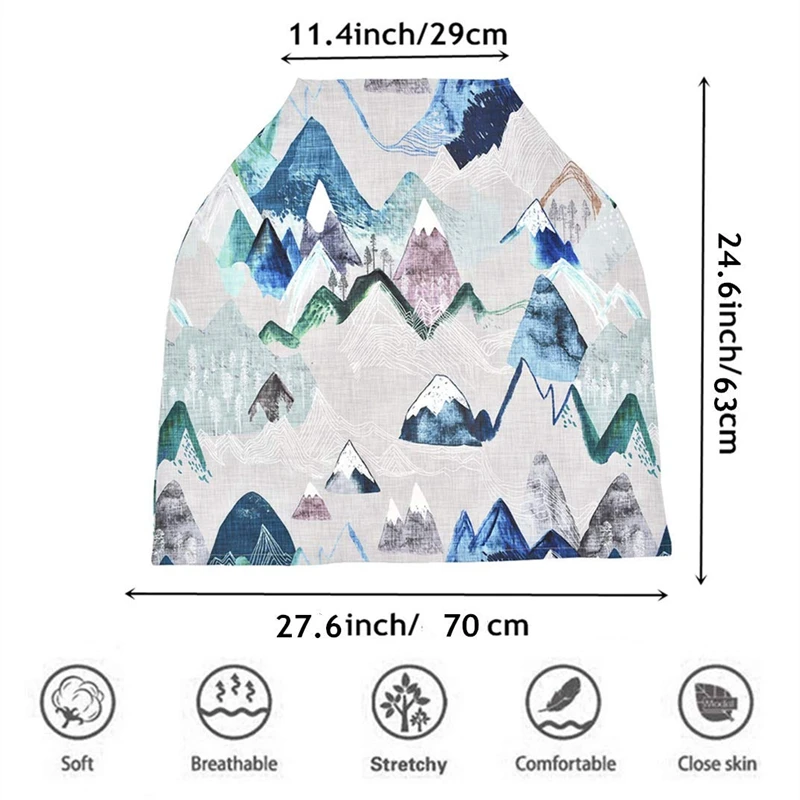 

Nursing Cover for Baby Breastfeeding,Car Seat Canopy for Baby, Multi-Purpose Breathable Nursing Cover for Stroller