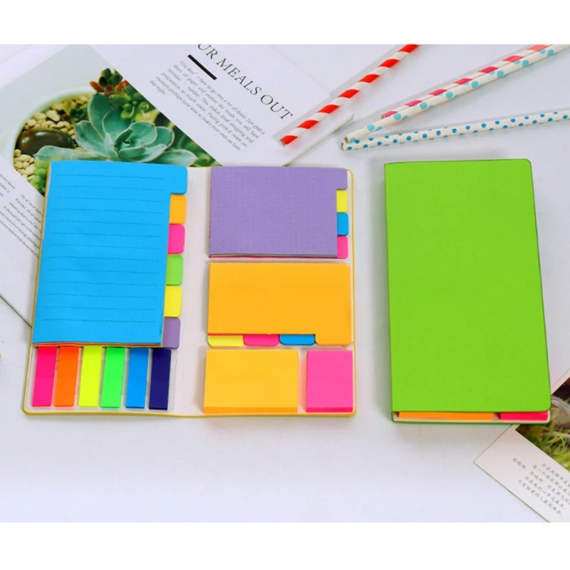 Многоцелевой набор клейких заметок цветной разделитель самоклеящиеся блокноты