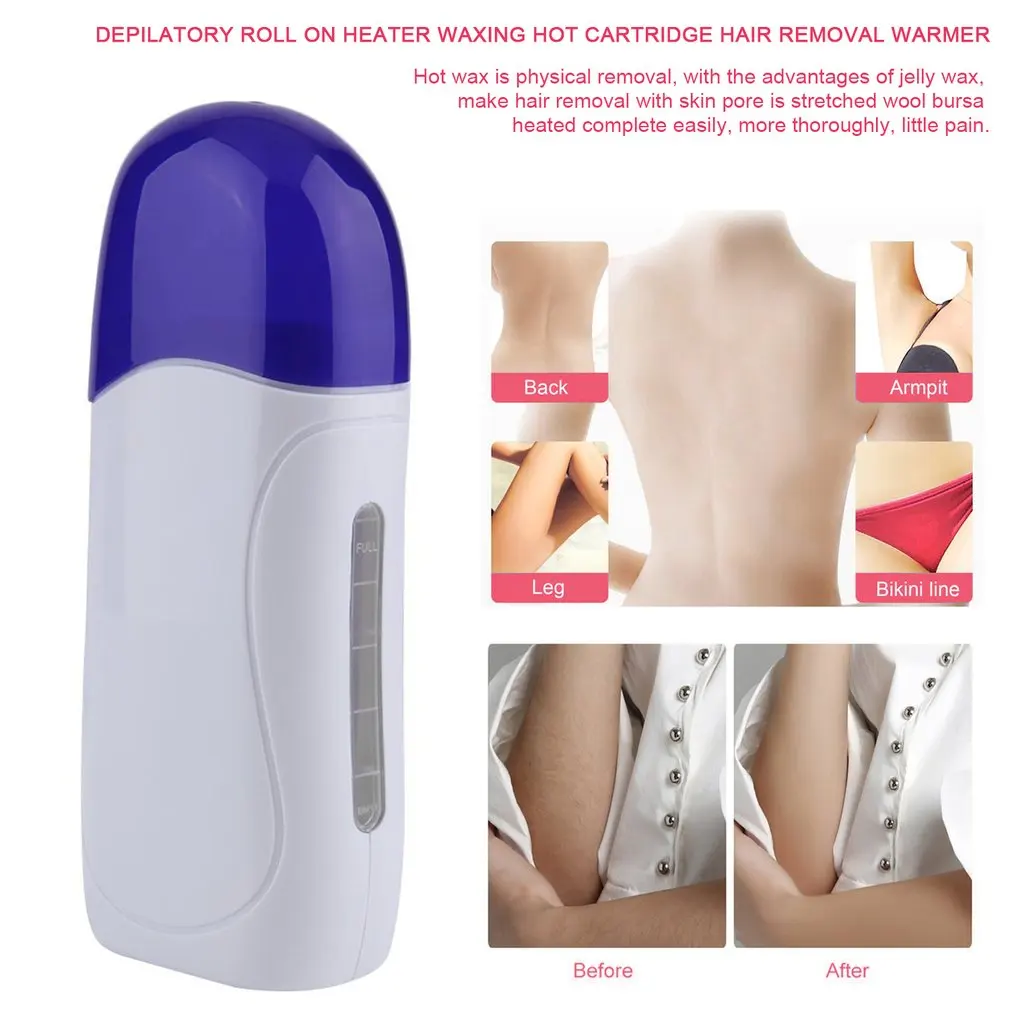 Портативный Электрический депилятор рулон на воске нагревательный ролик воском