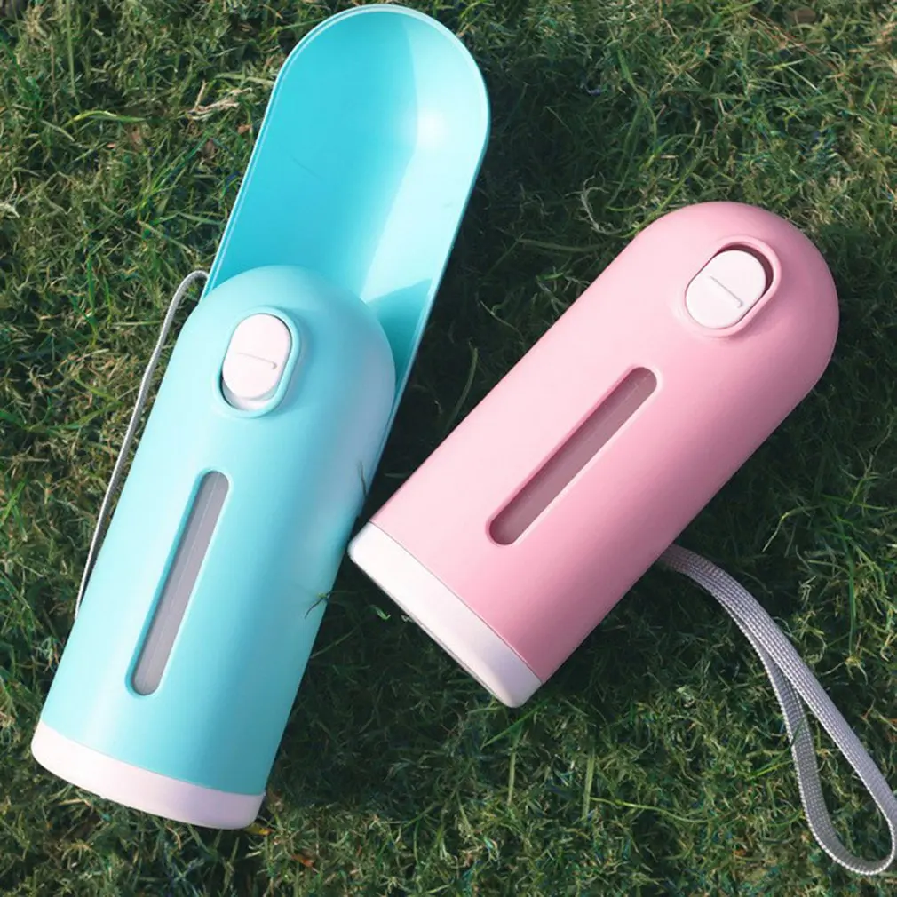 

300ml Mini Pet Cat Dog Water Bottle Feeder Pet Supplies Outdoor Portable Pet Cup
