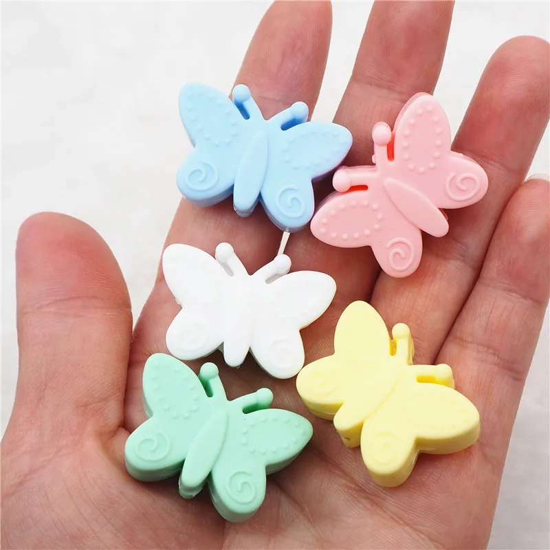 Chenkai 10 шт Силиконовые Бусины Единорог DIY детское животное коала кошка Фламинго пустышка сенсорные ювелирные изделия подарок Игрушка аксессуары