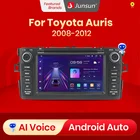 Автомобильный мультимедийный плеер Junsun, Android 10,0, DSP, 2 ГБ + 32 ГБ, для Toyota Auris 2008-2012, радио, GPS DAB, 2 DIN, DVD, Carplay