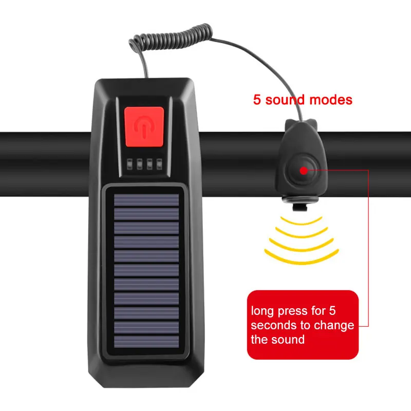 Лампа солнечного света для велосипеда USB перезаряжаемая T6 светодиодсветодиодный