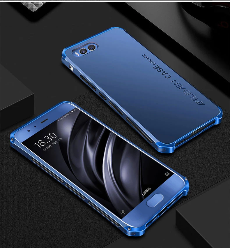 

Heavy Duty Protective Metal Phone Case For Xiaomi Mi6 Mi 6 Shockproof Armor PC& Aluminum Bumber Back Cover For Xiaomi Mi6 Pro