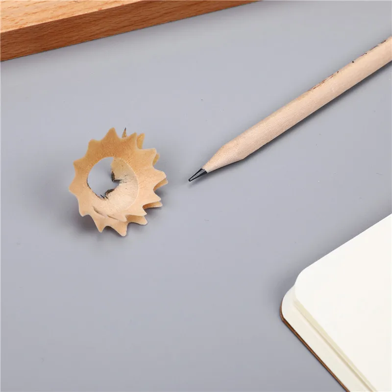 

Triangle pencil student HB log children's environmental pencil