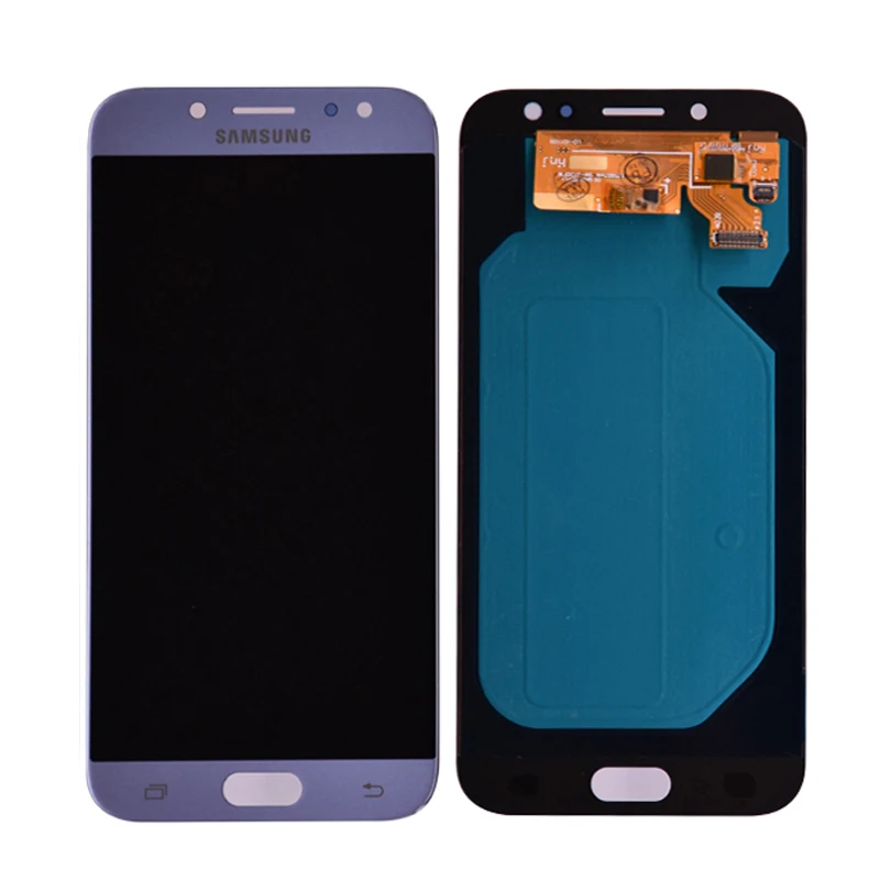 Супер Amoled для samsung Galaxy J7 Pro J730 J730F ЖК-дисплей и кодирующий преобразователь сенсорного экрана в сборе