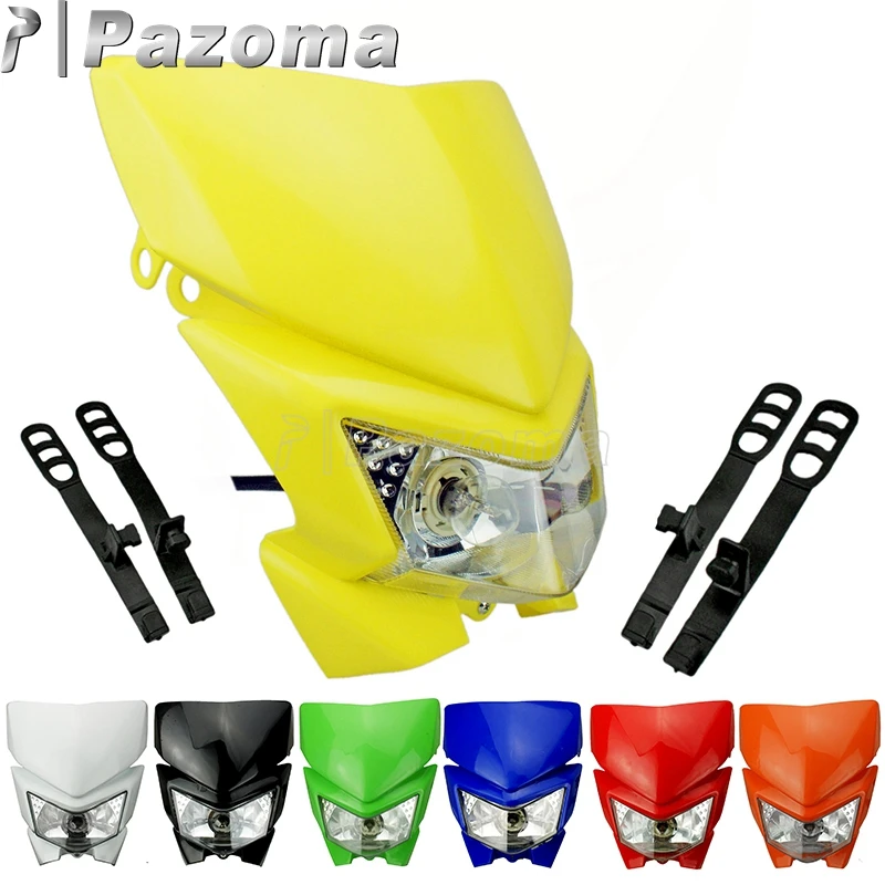 MX для кроссовых и обычных мотоциклов двойной Спорт Фары мотокросса фары Suzuki RM Z DRZ