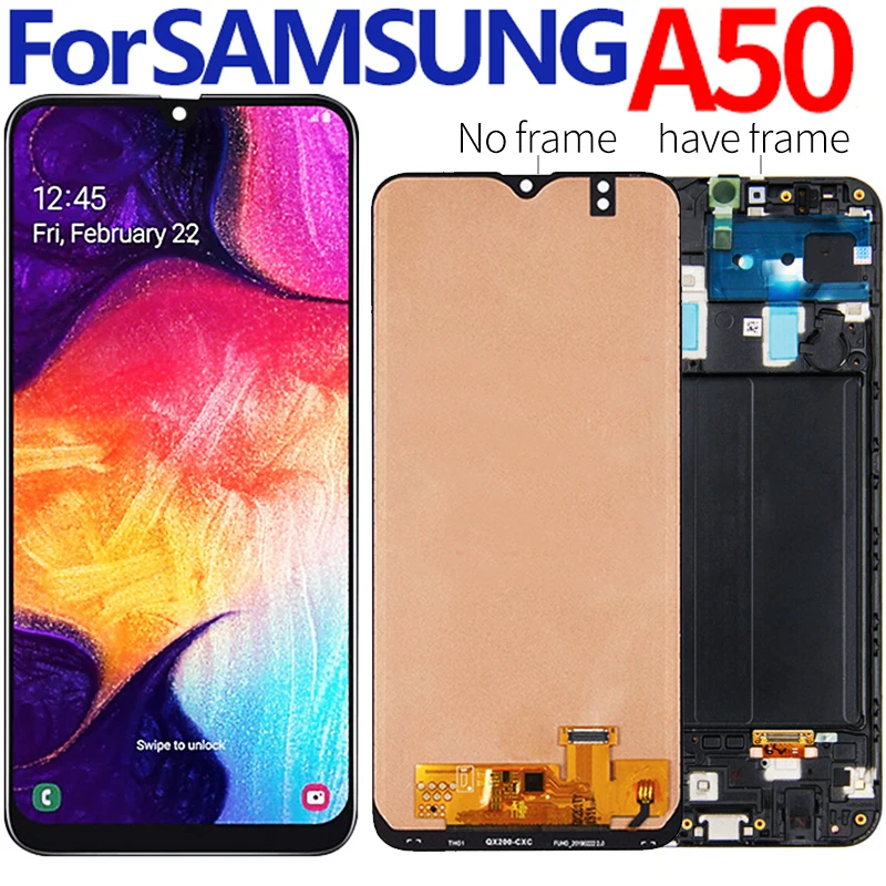 ЖК дисплей с сенсорным экраном и дигитайзером в сборе для Samsung galaxy A50 A505F A505FD SM S505F