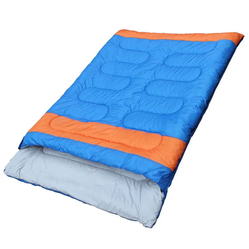 

Double Sleeping Bag For Outdoor Recreation Camp Sleeping Gears Camping Sleeping Accessories Cotton Ultraligh Travel Sleeping Bag