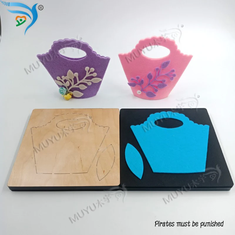 Темно розовый мешок DIY деревянная форма высечки аксессуары высечка Regola Acciaio die Misura
