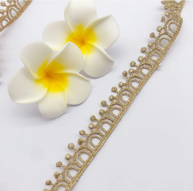 Кружевная аппликация из полиэстера кружевная ткань для шитья см 10 ярдов с