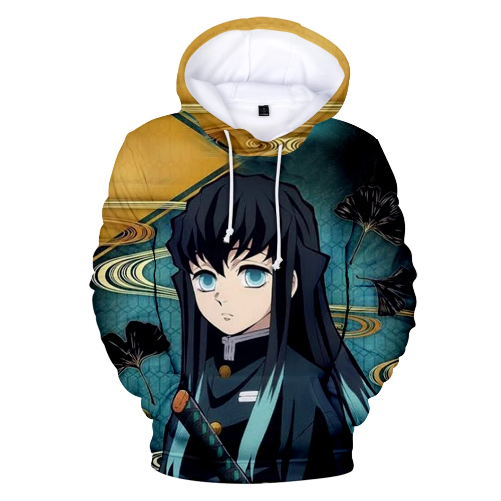 

Demon Slayer Hoodies Sweatshirts Comic Kimetsu no Yaiba Hoodie Harajuku Sweatshirt Men Women Fashion Pullover Casual Clothes