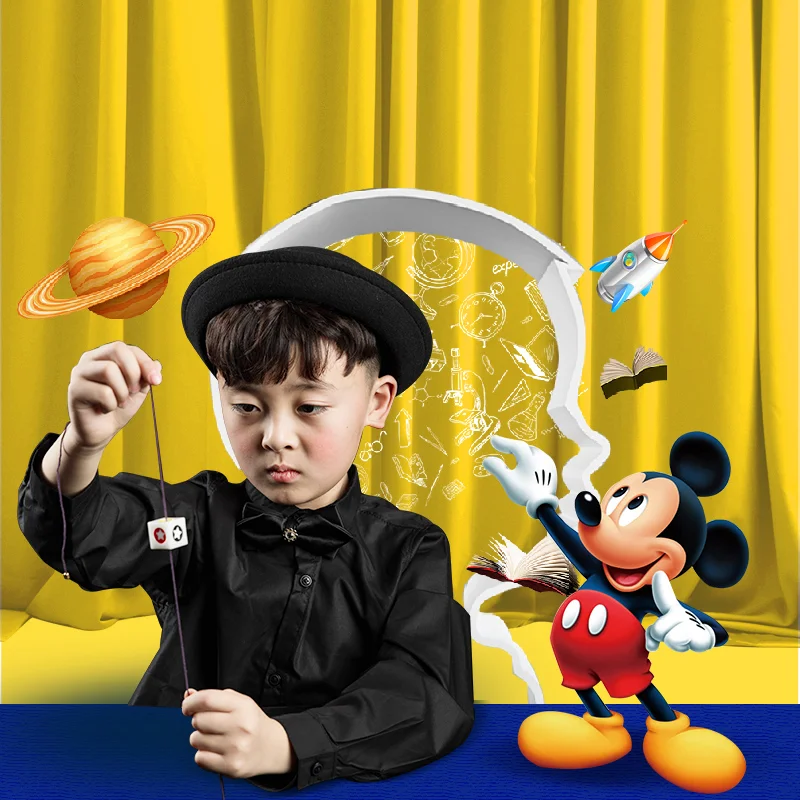 Дисней Микки Сделай Сам магический комплект Детские магические игрушки набор