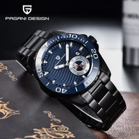2021 pagani design mens automatic mechanical watch stainless steel 100m waterproof clock mens luxury watch relogio masculino