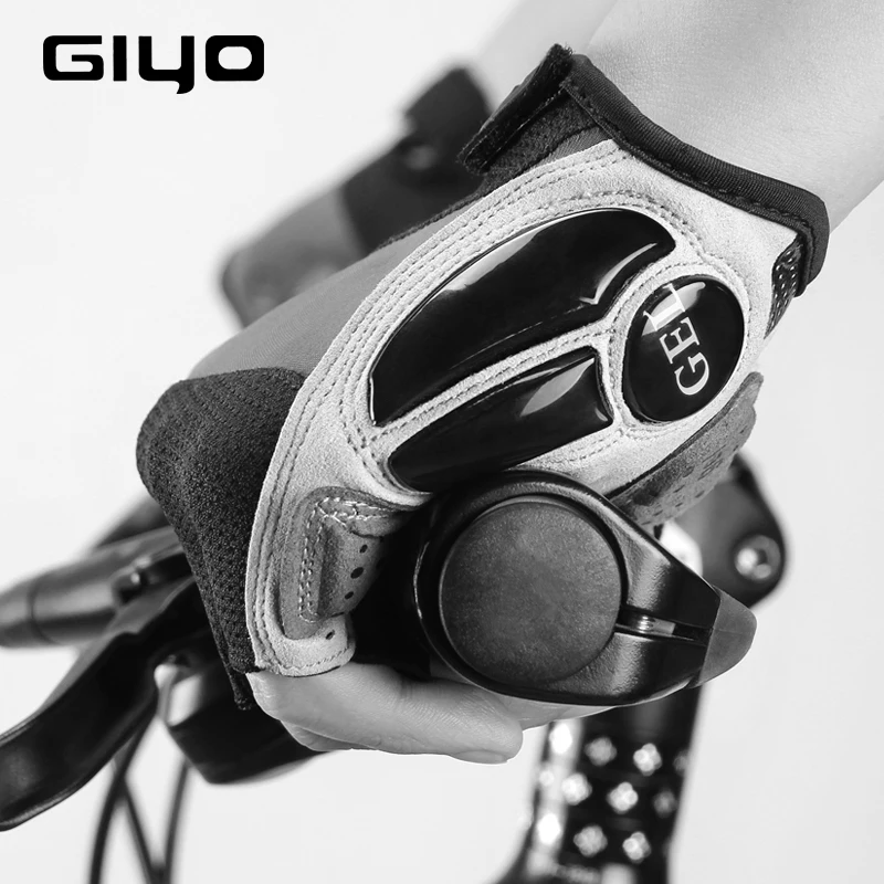 Велосипедные перчатки GIYO с открытыми пальцами для мужчин и женщин дышащие