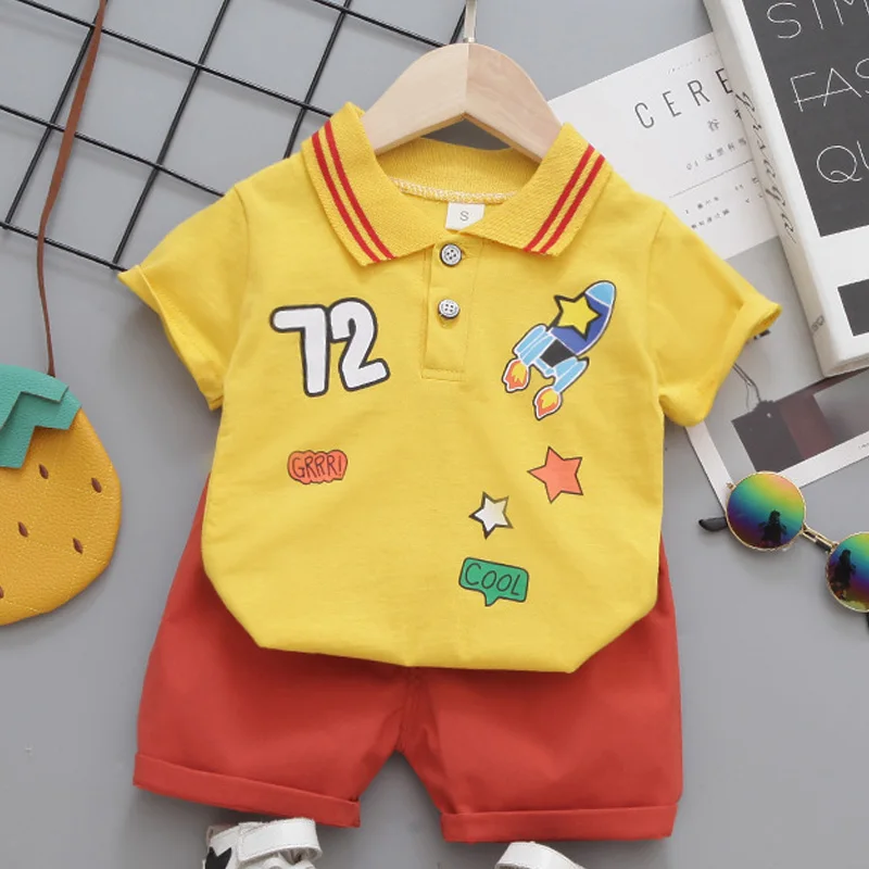 

Menoea/комплекты одежды для малышей; Летняя детская одежда; Хлопковые повседневные топы и штаны для маленьких мальчиков с рисунком машин; Комп...