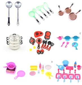 Новейшие кукольные игрушки кукольный домик кухонные инструменты для приготовления пищи для игрового дома для детей раннего образования аксессуары для игрушечной куклы