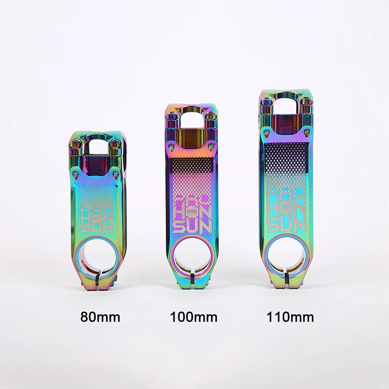 

Ultralight 0 Degree Rise Bicycle Stem 80/100/110mm Aluminum Alloy Enduro Stem for 31.8mm Handlebar Steerer XC MTB Road Bike Part