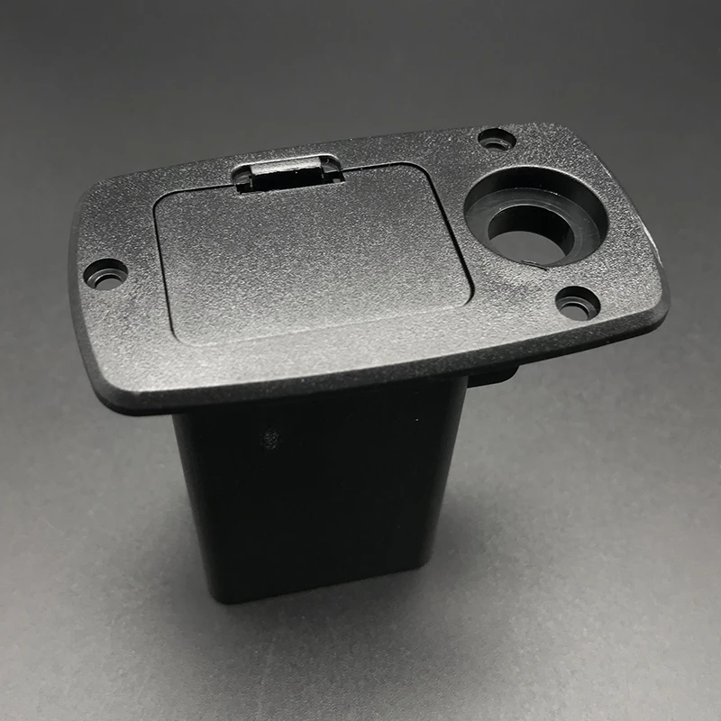 9V Батарея черный держатель Чехол Коробка отсек гитарная крышка бас