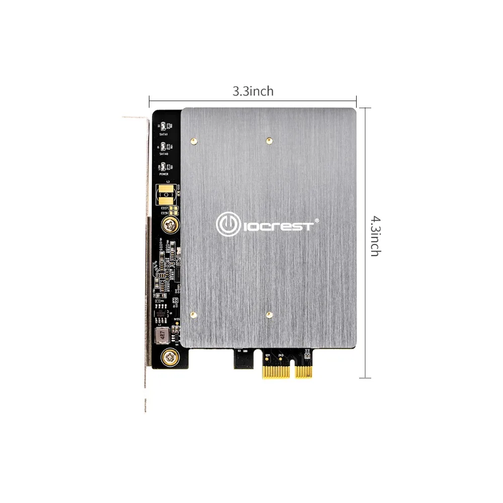 PCI express 3,0 Dual M.2 SATA SSD карта PCIe3.0 До 2x NGFF B+ M ключ слот адаптер pci-e к BKEY Jmb582