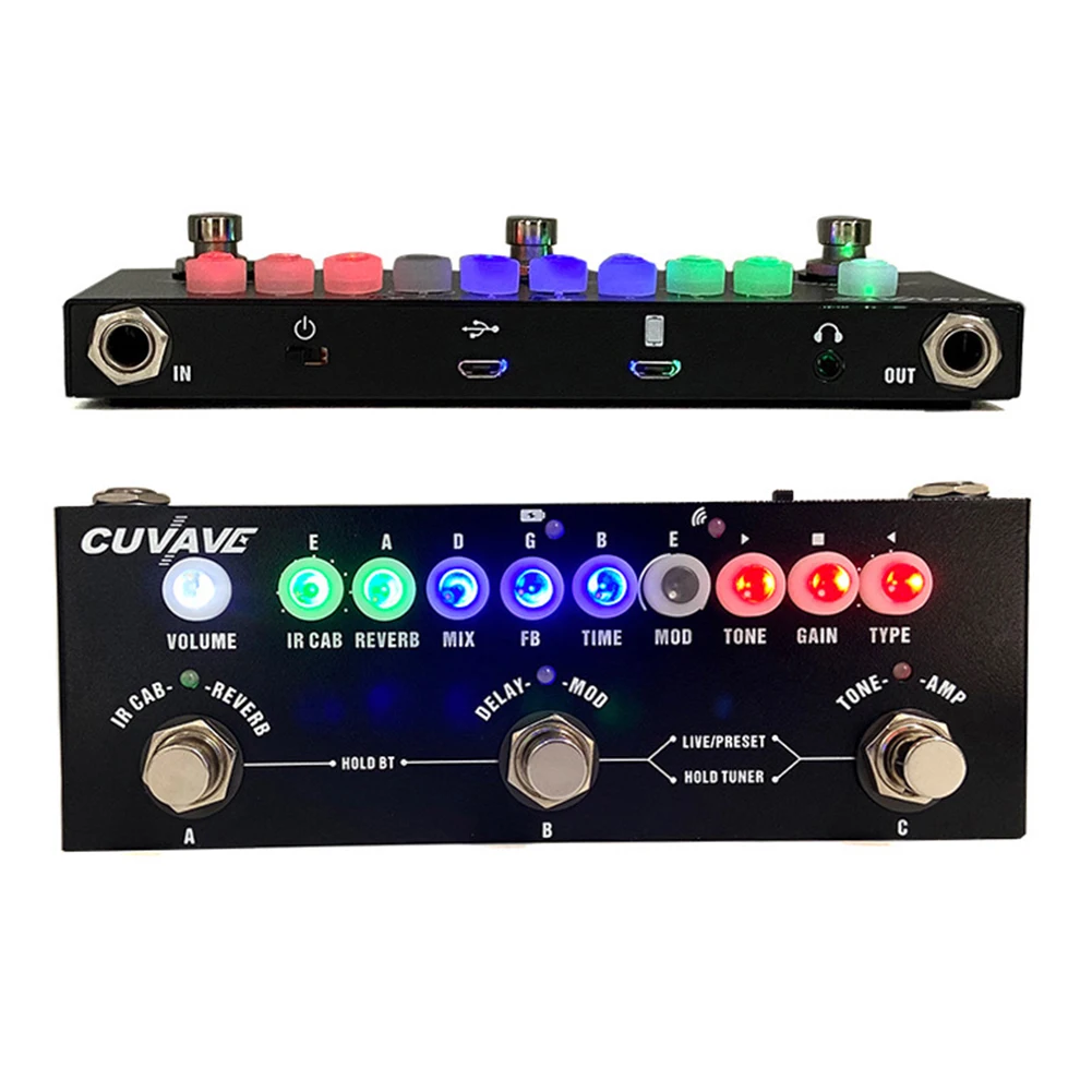 cuvave pedal true bypass gitarre zubehör cube baby multifunktionale elektrische gitarre effekte pedal teile batterie powered free global shipping