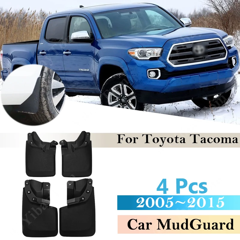 Брызговики для Toyota Tacoma 2005 ~ 2015 крыло брызговиков грязеотталкивающие