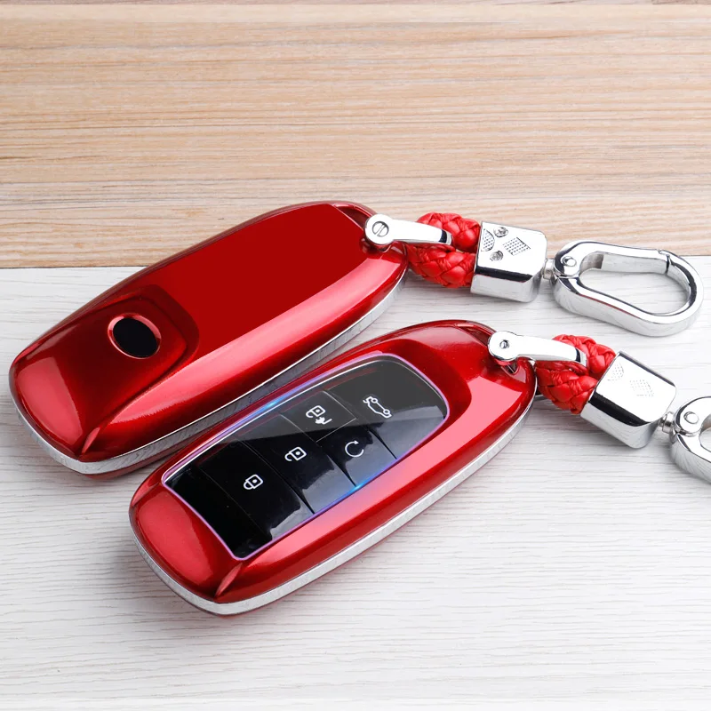 Чехол для ключей из АБС-пластика углеродного волокна автомобильных GAC Trumpchi Aian S V