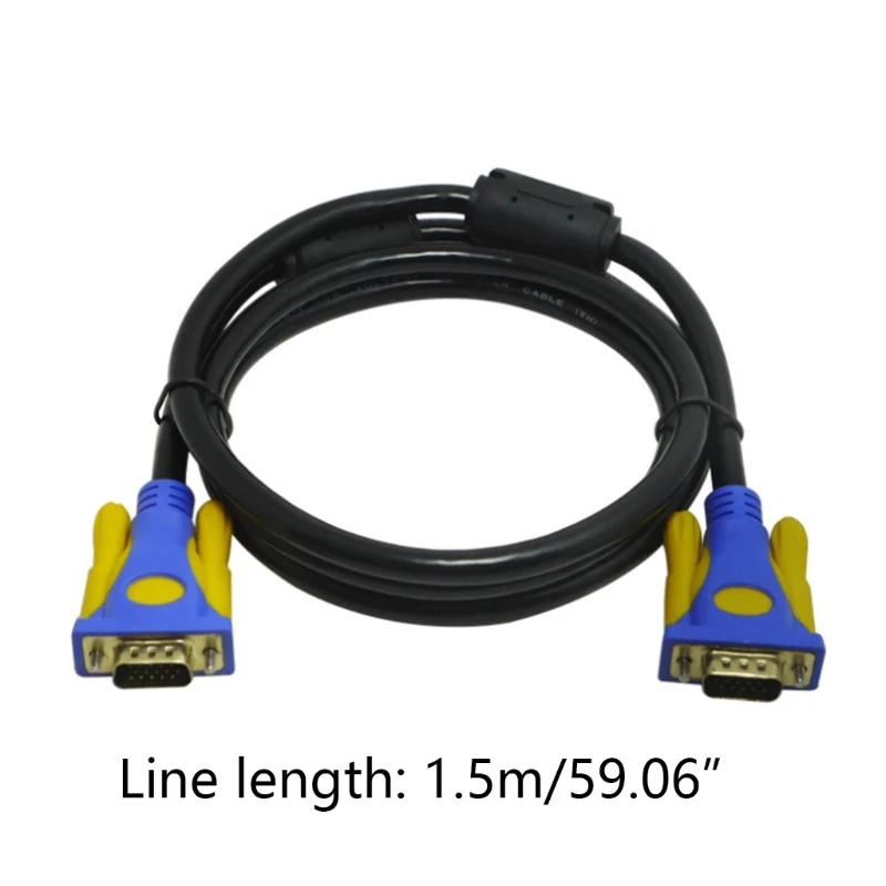 Тонкий VGA-кабель 3 + 9 штекер-штекер 15 контактов поддержка 1080P SVGA - купить по