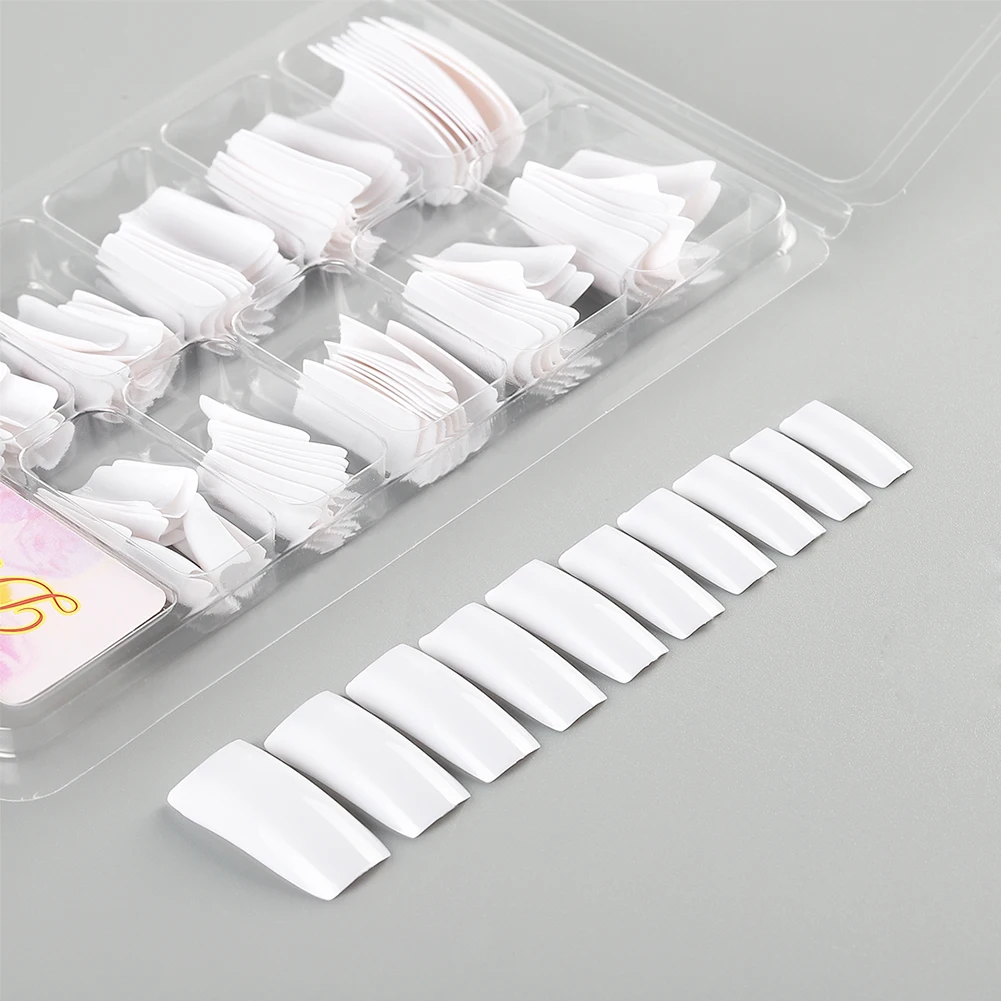 Искусственные накладные ногти для дизайна ногтей 100 шт. клейкие искусственный