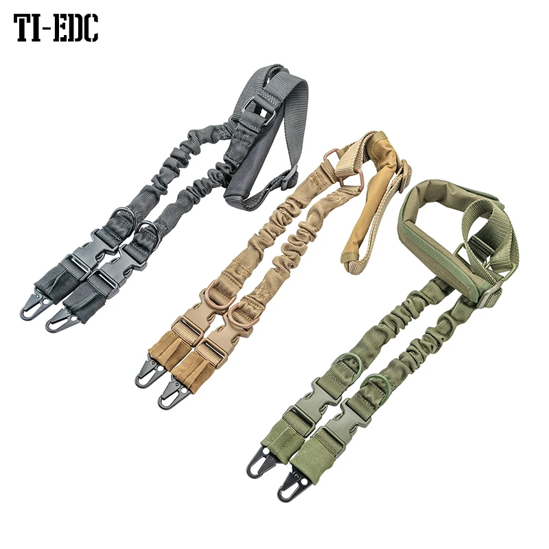 

Tactical Single Point Rifle Sling Shoulder Strap Nylon Adjustable Airsoft Paintball Military Gun Strap Army Hunting Accessories