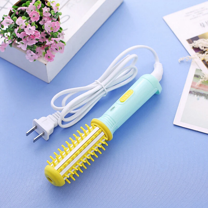 

Mini Curling Iron 220V Electric Small Hair Straightening Curling Iron Set Cute Flat Irons Travel Hair Straightener Tools