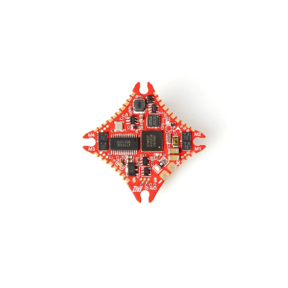 Контроллер полета HGLRC ZEUS10 AIO MPU6000 F411 BLHELIS 10A 4 в 1 ESC 2-6S 25.5X25.5mm для радиоуправляемых FPV