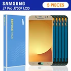 ЖК-дисплей с сенсорным экраном и дигитайзером в сборе для Samsung Galaxy J730, J730F, J7 Pro 2017, 5 шт.лот
