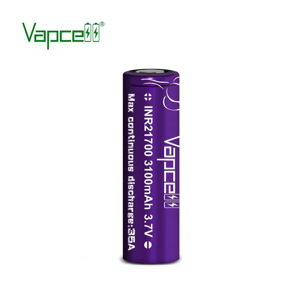 Vapcell сильнейшая мощность 21700 3100mah 35A rewrap 30T 3,7 V литиевая батарея для фонарика