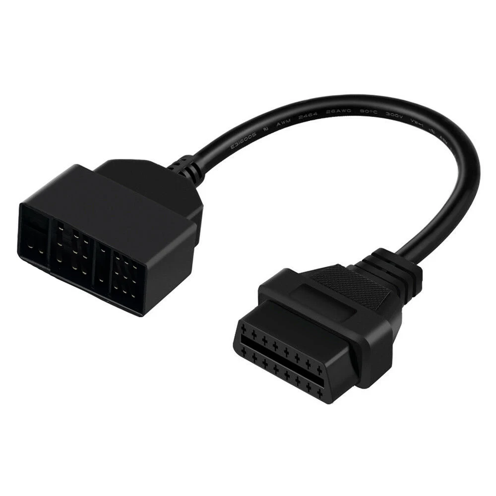 ABS 30 см 22 Pin OBD1 до 16 OBD2 конвертер адаптер кабель для TOYOTA диагностический сканер |