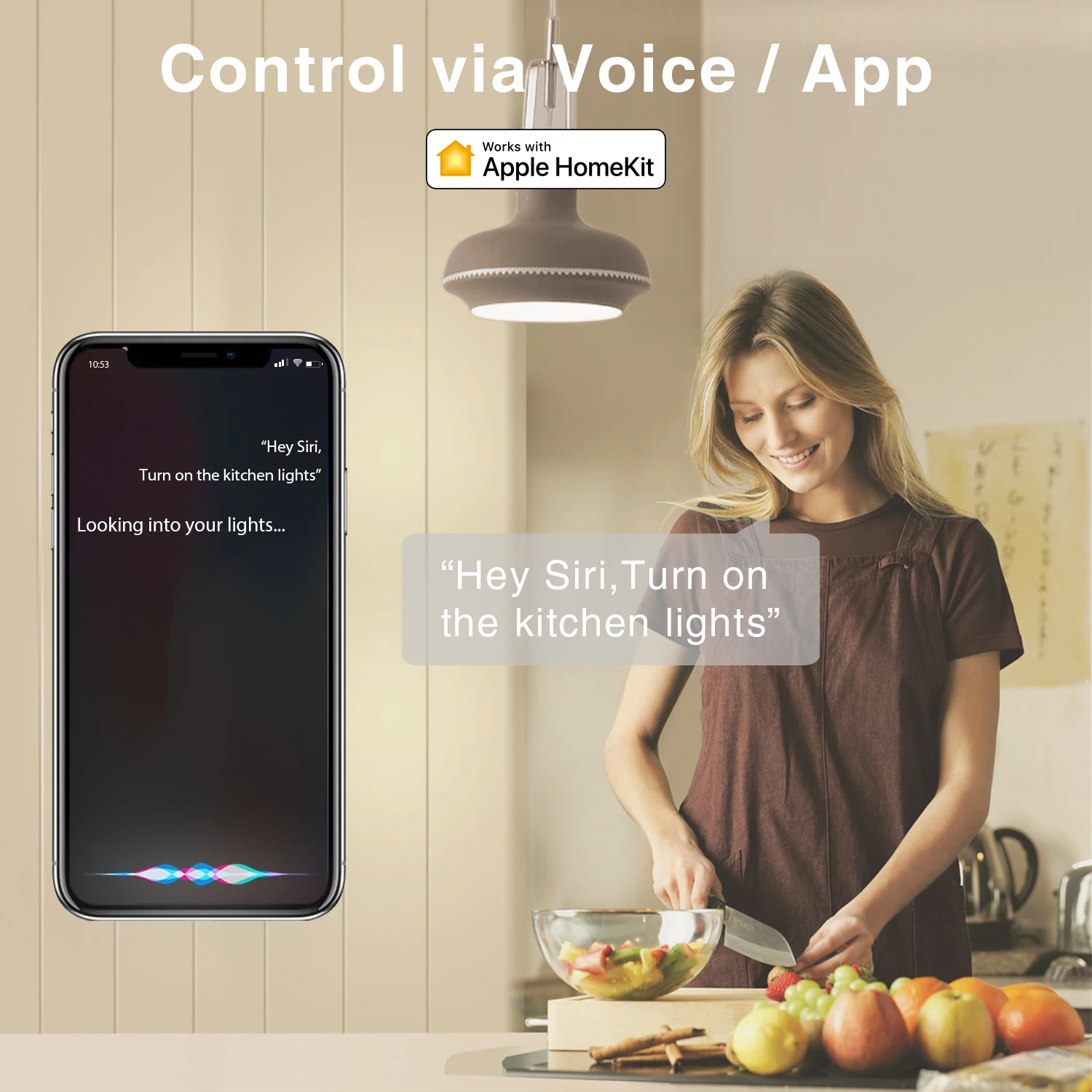 IHaper S1 E26/E27 умный светильник ing socket DIY дом совместим с Apple HomeKit ваш лампа Wi-Fi