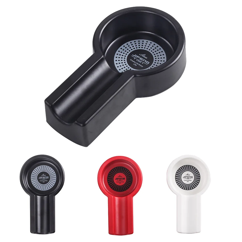 

Melamine Cigar Holder 1 Piece Single Cigar Ashtray Round Cigar Ash tray Ashtray Gift Box Smoking Accessories
