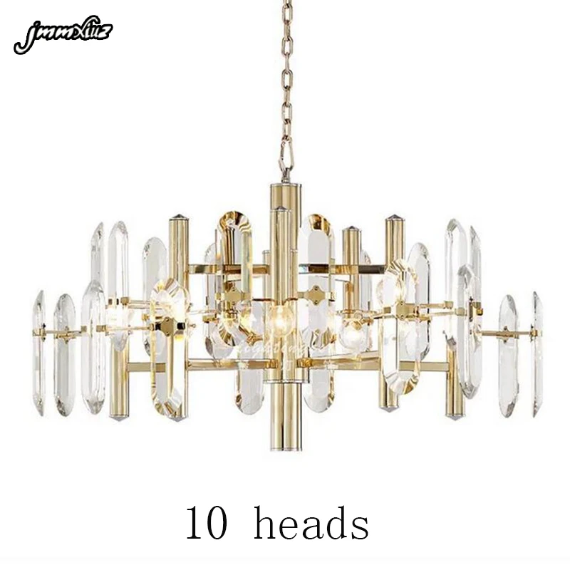 

New Jmmxiuz modern minimalist light luxury new designer living room dining room luxury villa metal crystal chandelier