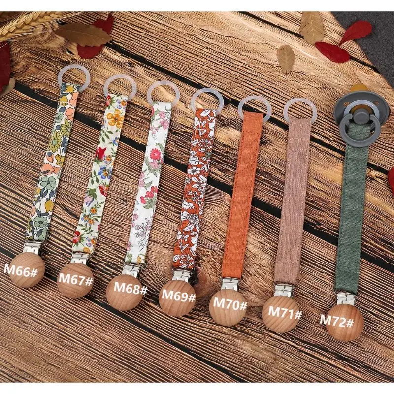 

Pacifier Chain Strap Teether Nipple Holder Soother Belt Baby Dummy Pacifier Clip U90B