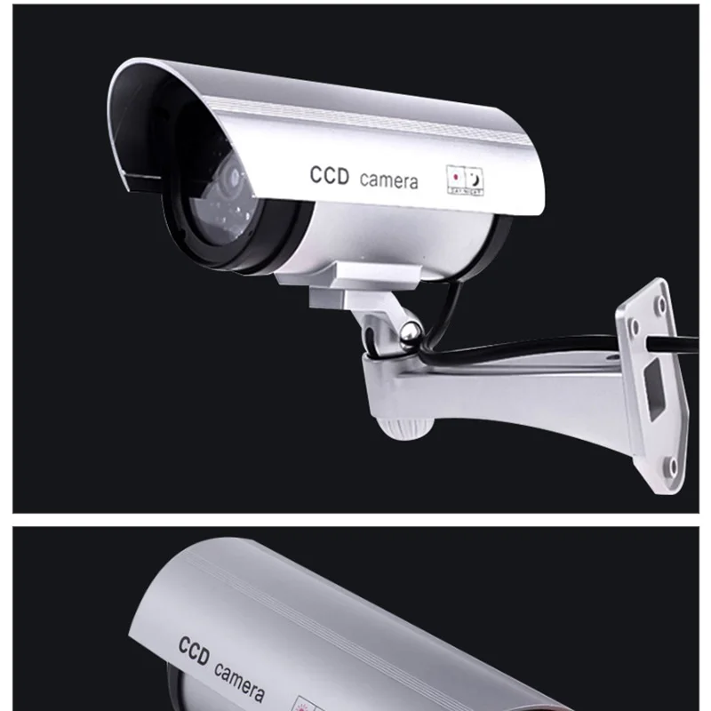

Surveillance cameras Solar Power dummy Fake Camera Outdoor Waterproof Simulation CCTV Camera Security with Led Light Camera