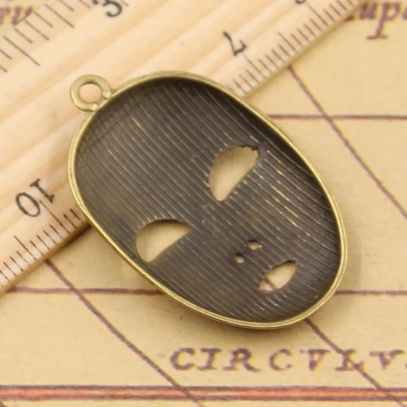 8 шт. подвески для вечевечерние искусственная Бриллиантовая маска 40 х2 6 мм