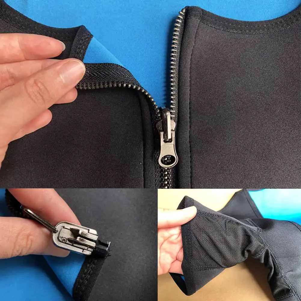 Неопреновый спортивный жилет для сауны с рукавами тренажерного зала костюм