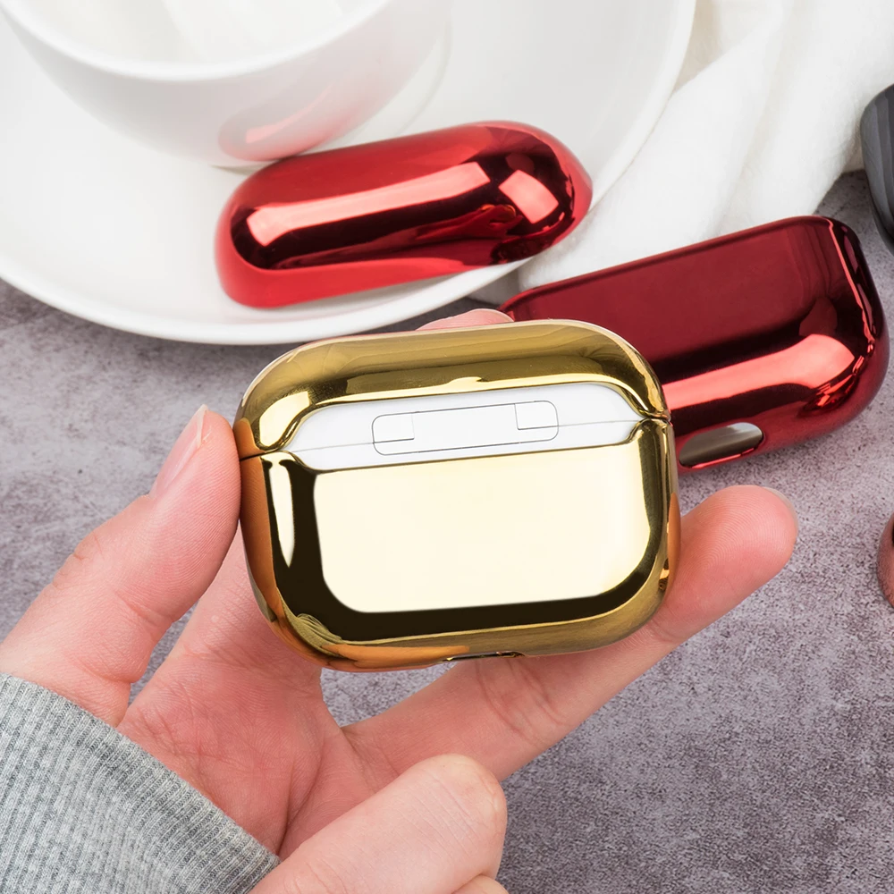 Цветной чехол для наушников s Airpods 2 1 Air Pods Pro Жесткий Чехол из ПК AirPods защитный
